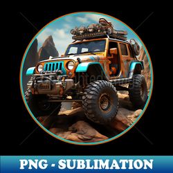 punked jeep - instant png sublimation download - perfect for creative projects