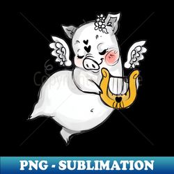 charm pig - signature sublimation png file - unleash your creativity