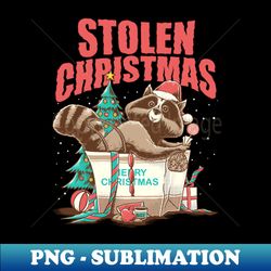 stolen christmas - retro png sublimation digital download - create with confidence