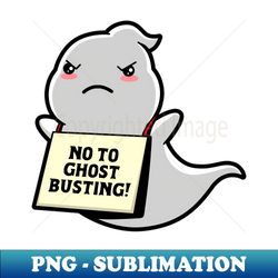 cute kawaii halloween ghost funny activism cartoon - instant png sublimation download - vibrant and eye-catching typography