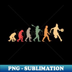 basketball evolution vintage - unique sublimation png download - revolutionize your designs