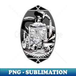 bottled up - black  white - png sublimation digital download - unleash your inner rebellion