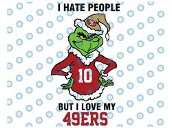 i hate people but i love my 49ers, san francisco 49ers svg nfl teams, nfl teams svg, nfl svg, football svg, sport bundle