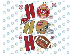 hohoho svg, san francisco 49ers svg, football christmas svg santa svg, nfl christmas svg, santa claus svg, nfl teams, nf