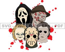 horror character svg, mickey and friends halloween svg,halloween design tshirts, halloween svg png 28