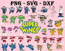 super wings svg, bundles super wings svg, png,dxf, pdf, jpg...