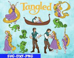 tangled svg, bundles disney pricess svg, png,dxf, pdf, jpg...