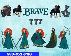 braven svg, bundles disney pricess svg, png,dxf, pdf, jpg...