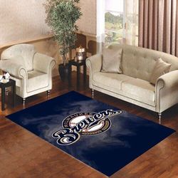 milwaukee brewers living room carpet rugs area rug for living room bedroom rug home decor