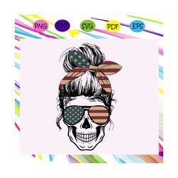 skull flag svg, america 4th of july patriotic svg, american svg, 4th of july svg, fourth of july svg, patriotic american