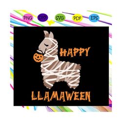 happy llamaween svg, halloween svg, halloween gift, halloween shirt, happy halloween day, halloween svg file, halloween