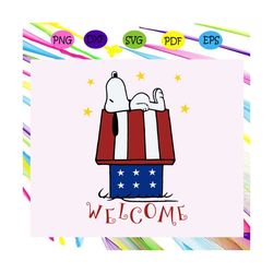 snoopy dog independent american flag, snoopy svg, snoopy lover gift,independence day svg, dog usa 4th of july, happy fou