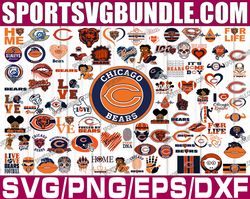 bundle 89 files chicago bears football team svg, chicago bears svg, nfl teams svg, nfl svg, png, dxf, eps