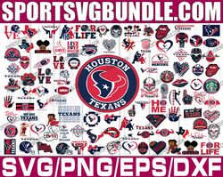 bundle 105 files houston texans football team svg, houston texans svg, nfl teams svg, nfl svg, png, dxf, eps