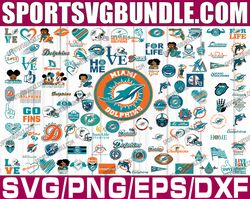 bundle 115 files miami dolphins football team svg, miami dolphins svg, nfl teams svg, nfl svg, png, dxf, eps