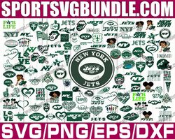 bundle 75 files new york jets football team svg, new york jets svg, nfl teams svg, nfl svg, png, dxf, eps