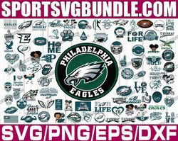 bundle 91 files philadelphia eagles football team svg, philadelphia eagles svg, nfl teams svg, nfl svg, png, dxf, eps