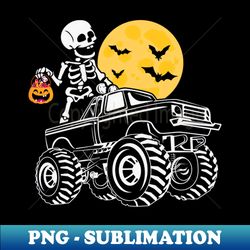 Halloween Boo Ghost Monster Truck - Modern Sublimation PNG File - Unleash Your Inner Rebellion