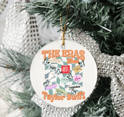 taylor eras tour 2023 christmas, taylor swift christmas ornament, merry swiftmas ornament, taylor decor xmas