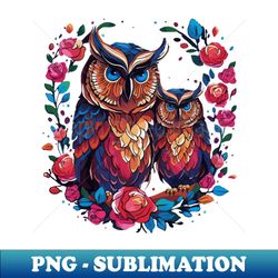 Owl Mothers Day - PNG Transparent Digital Download File for Sublimation - Perfect for Sublimation Mastery