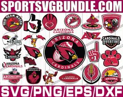bundle 24 files arizona cardinals football team svg, arizona cardinals svg, nfl teams svg, nfl svg, png, dxf, eps