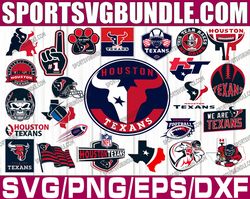 bundle 25 files houston texans football team svg, houston texans svg, nfl teams svg, nfl svg, png, dxf, eps