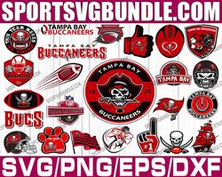 bundle 24 files tampa bay buccaneers football team svg, tampa bay buccaneers svg, nfl teams svg, nfl svg, png, dxf, eps
