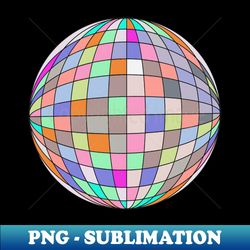 disco ball - png transparent digital download file for sublimation - bold & eye-catching