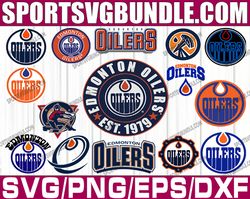 bundle 15 files edmonton oilers hockey team svg, edmonton oilers svg, nhl svg, nhl svg, png, dxf, eps, instant download