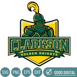 clarkson golden knights svg, football team svg, basketball, collage, game day, football, instant download