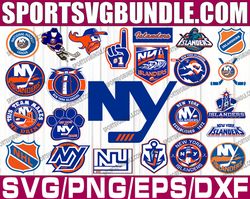 bundle 24 files new york islanders hockey team svg, new-york, new york islanders svg, nhl svg, nhl svg, png, dxf, eps