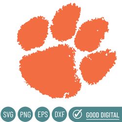 clemson tigers svg, football team svg, basketball, collage, game day, football, instant download