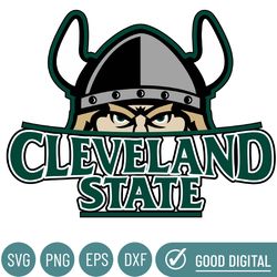 cleveland state vikings svg, football team svg, basketball, collage, game day, football, instant download