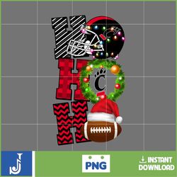 ho ho ho football png, cincinnati bearcats png, christmas football balls png, merry christmas football png