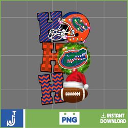 ho ho ho football png, florida gators png, christmas football balls png, merry christmas football png