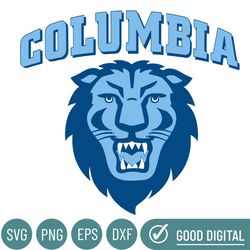 columbia lions svg, football team svg, basketball, collage, game day, football, instant download