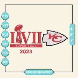 nfl super bowl lvii kansas city chief embroidery design, nfl football logo embroidery design, famous football team embroidery design, football embroidery design, pes, dst, jef, files