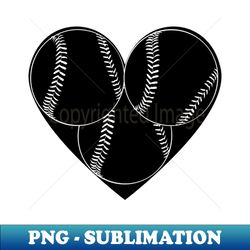 baseball heart - trendy sublimation digital download - revolutionize your designs