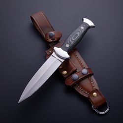 tactical battle ready d2 tool steel full tang dagger knife