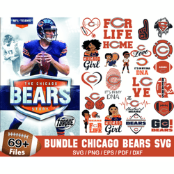 69 chicago bears logo - chicago bears svg - chicago bears emblem - chicago bears symbol-cool bears logo