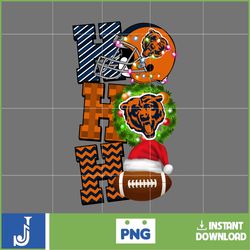 ho ho ho football png, bears png, christmas football balls png, merry christmas football png, sport balls png