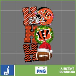 ho ho ho football png, bengals png, christmas football balls png, merry christmas football png, sport balls png