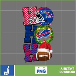 ho ho ho football png, bills png, christmas football balls png, merry christmas football png, sport balls png