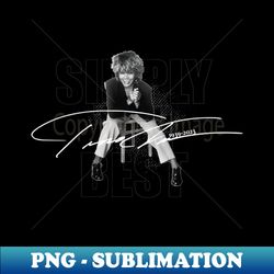Tina Turner - PNG Transparent Sublimation Design - Perfect for Sublimation Art