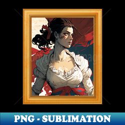 a woman of the revolution - png transparent digital download file for sublimation - enhance your apparel with stunning detail
