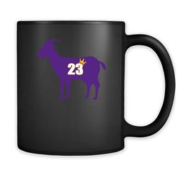 purple los angeles james goat &8211 full-wrap coffee black mug