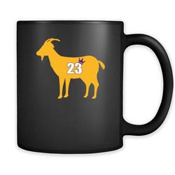 purple los angeles james goat 1 &8211 full-wrap coffee black mug