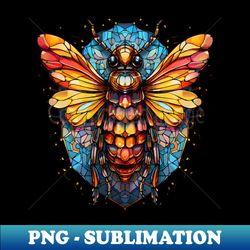 bee rainbow - sublimation-ready png file - boost your success with this inspirational png download