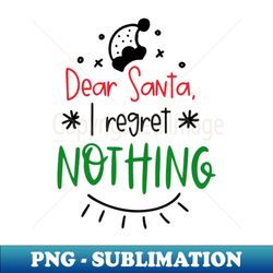 funny santa christmas word idea - exclusive png sublimation download - perfect for sublimation art