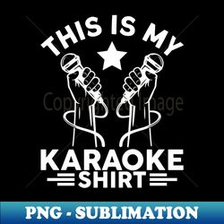 paraoke party singing - png transparent sublimation file - perfect for sublimation mastery